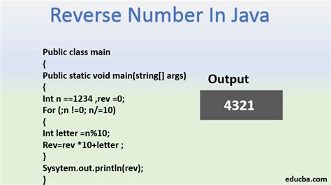 reverse no in java.